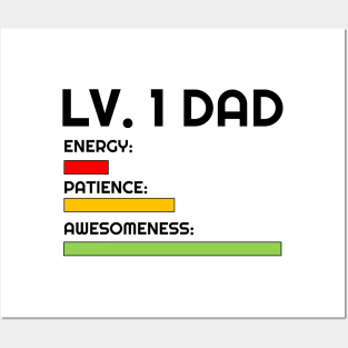 Level 1 Dad Posters and Art